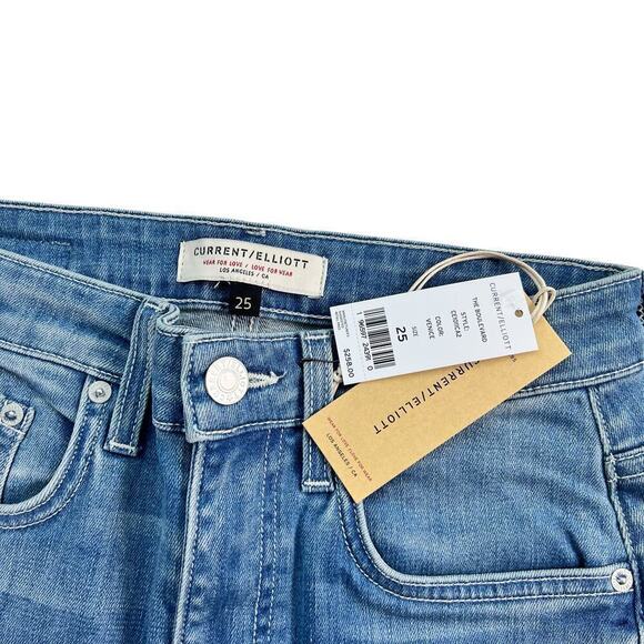 New Women’s Current/Elliot The Boulevard Bootcut Jeans Size 25 - Picture 3 of 9